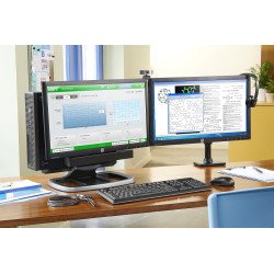 HP LCD Speaker Bar NQ576AA – USB Monitor Sound Bar – vue 3