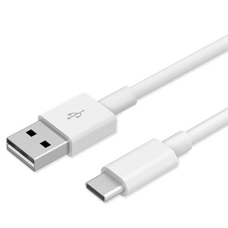Cable USB-A a USB-C 1 m blanco – todas las marcas