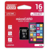 Goodram microSDHC-Karte 16 GB Class 10 + SD-Adapter