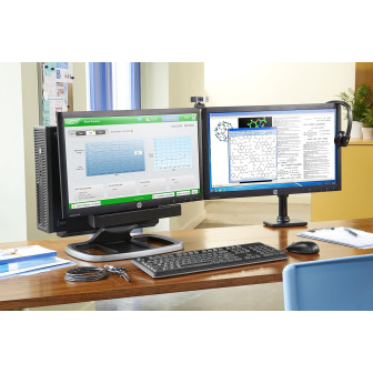HP LCD Speaker Bar NQ576AA – barre de son USB pour écran