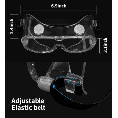 Anti-fog protective safety goggles