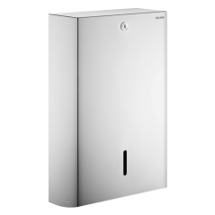 Dispenser da parete per asciugamani di carta DELABIE 6601 – acciaio inox lucido