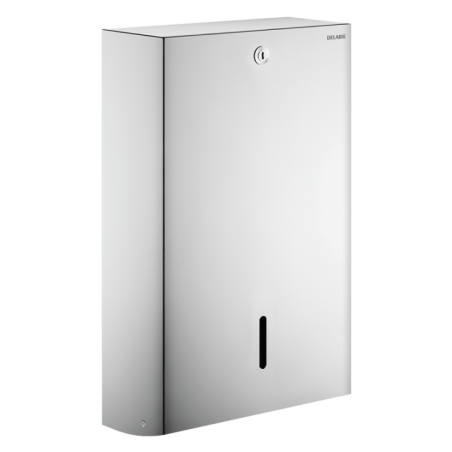 Dispensador mural de toallas de papel DELABIE 6601 – acero inoxidable pulido